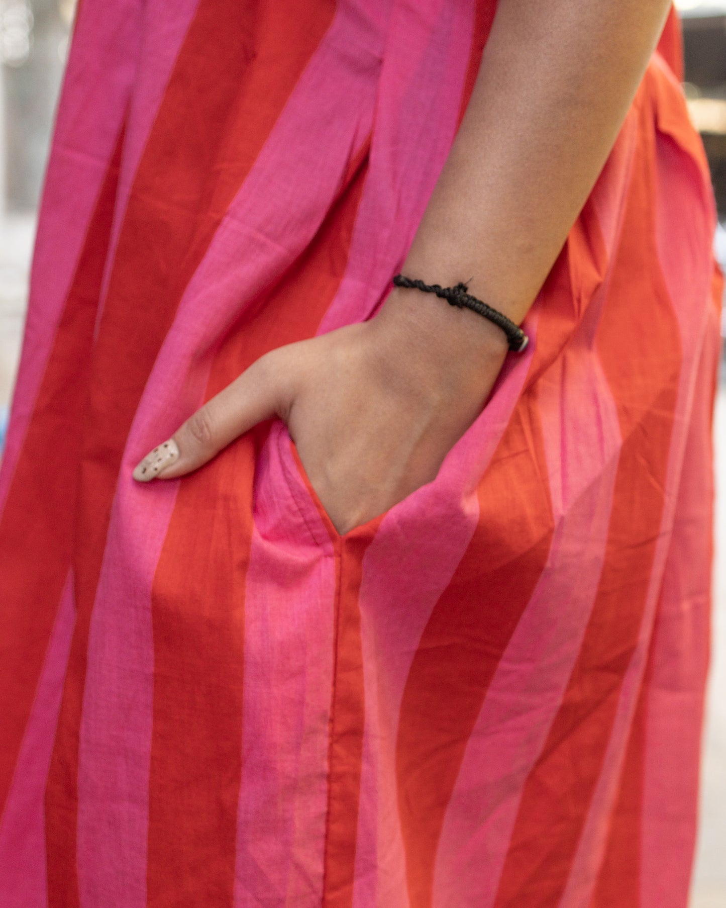 Gulnaar stripes dress