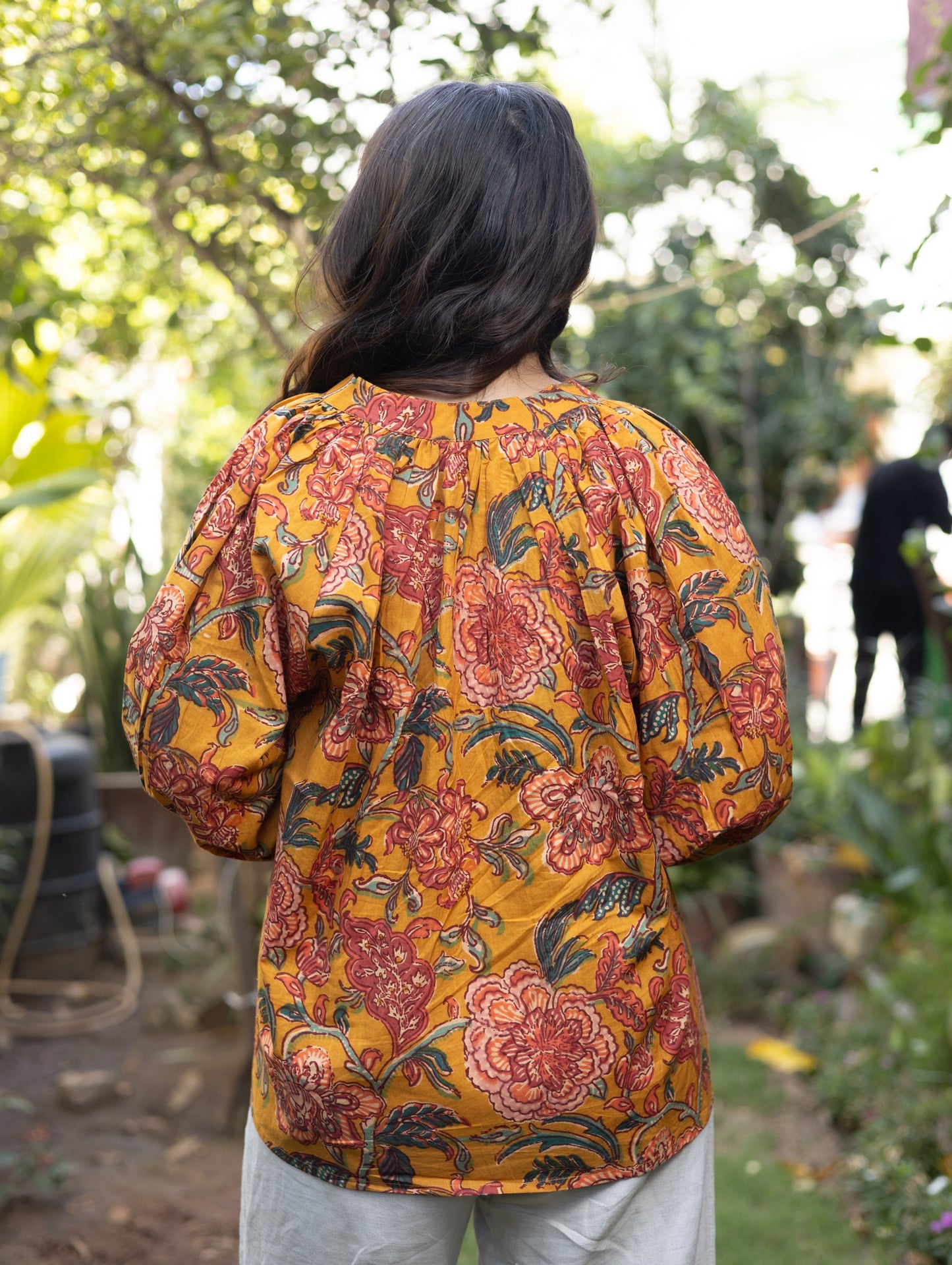 Cotton Handblock shirt-1