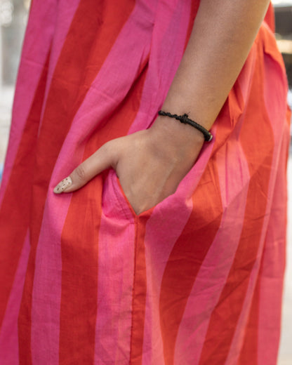 Gulnaar stripes dress