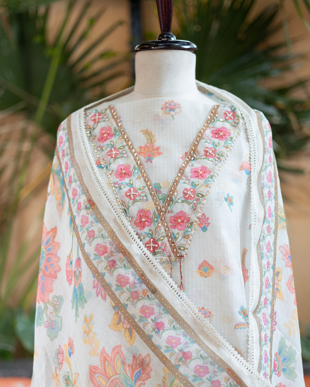 Ivory Linen Suit
