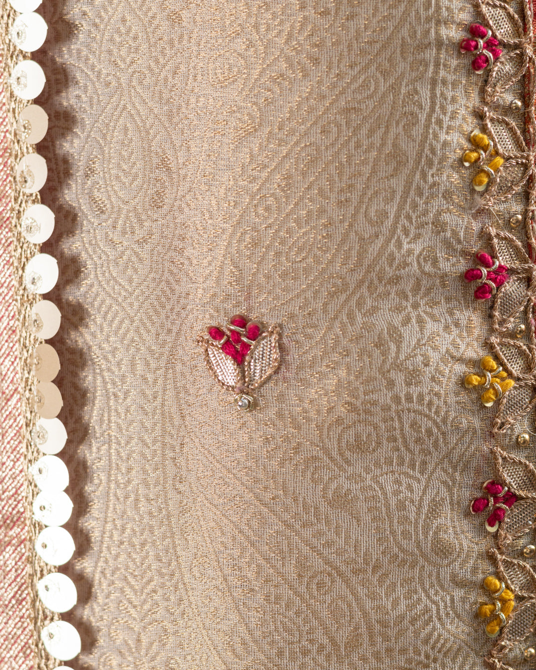 Ivory Silk Suit