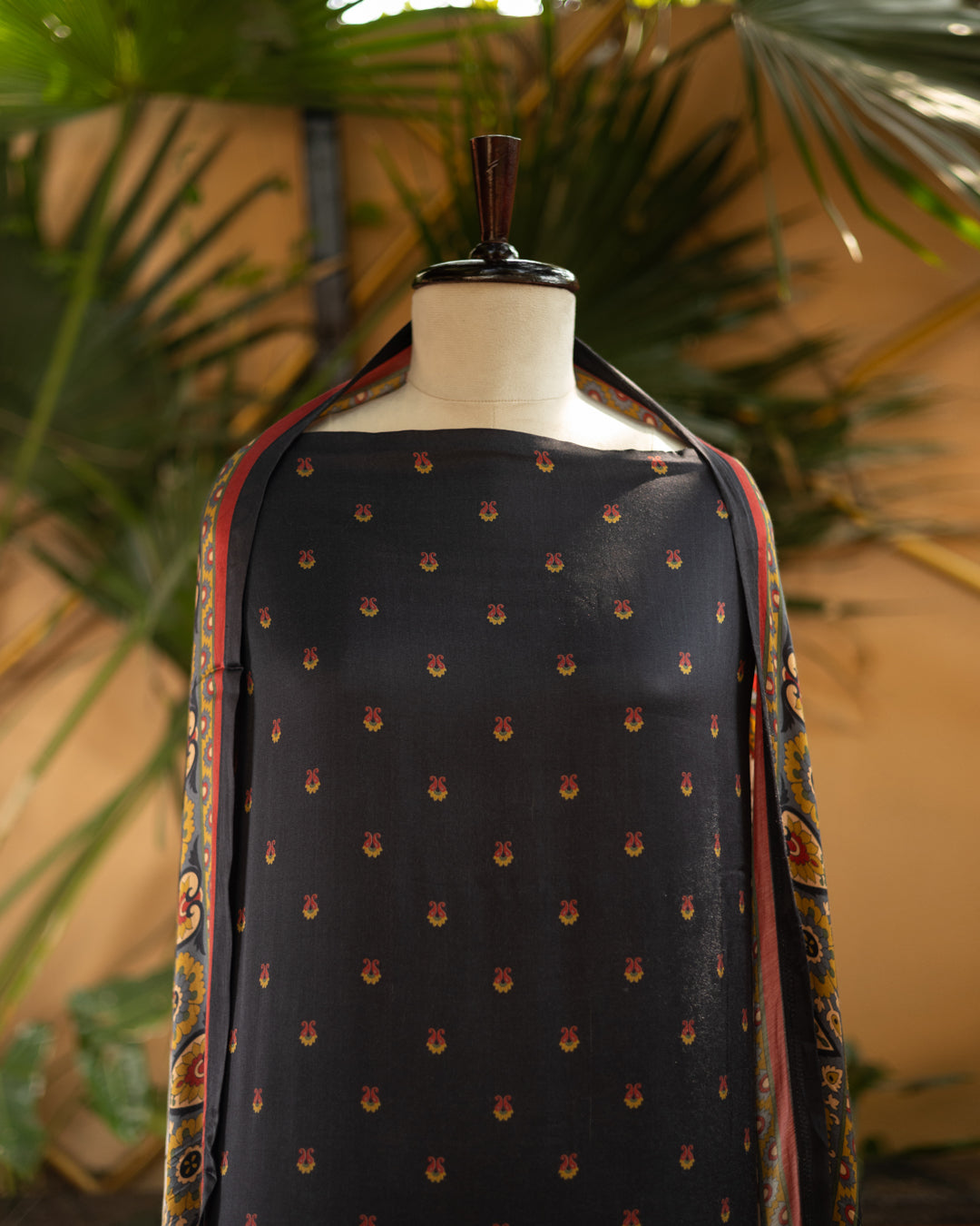 Modal Silk Suit (Black)