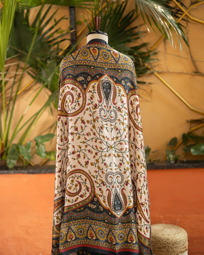 Modal Silk Suit (Black)