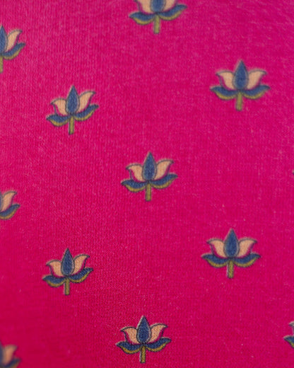 Modal Silk Suit (Pink/Lotus)