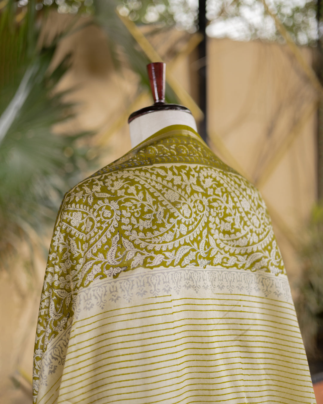 Maheshwari Block Print (Olive)