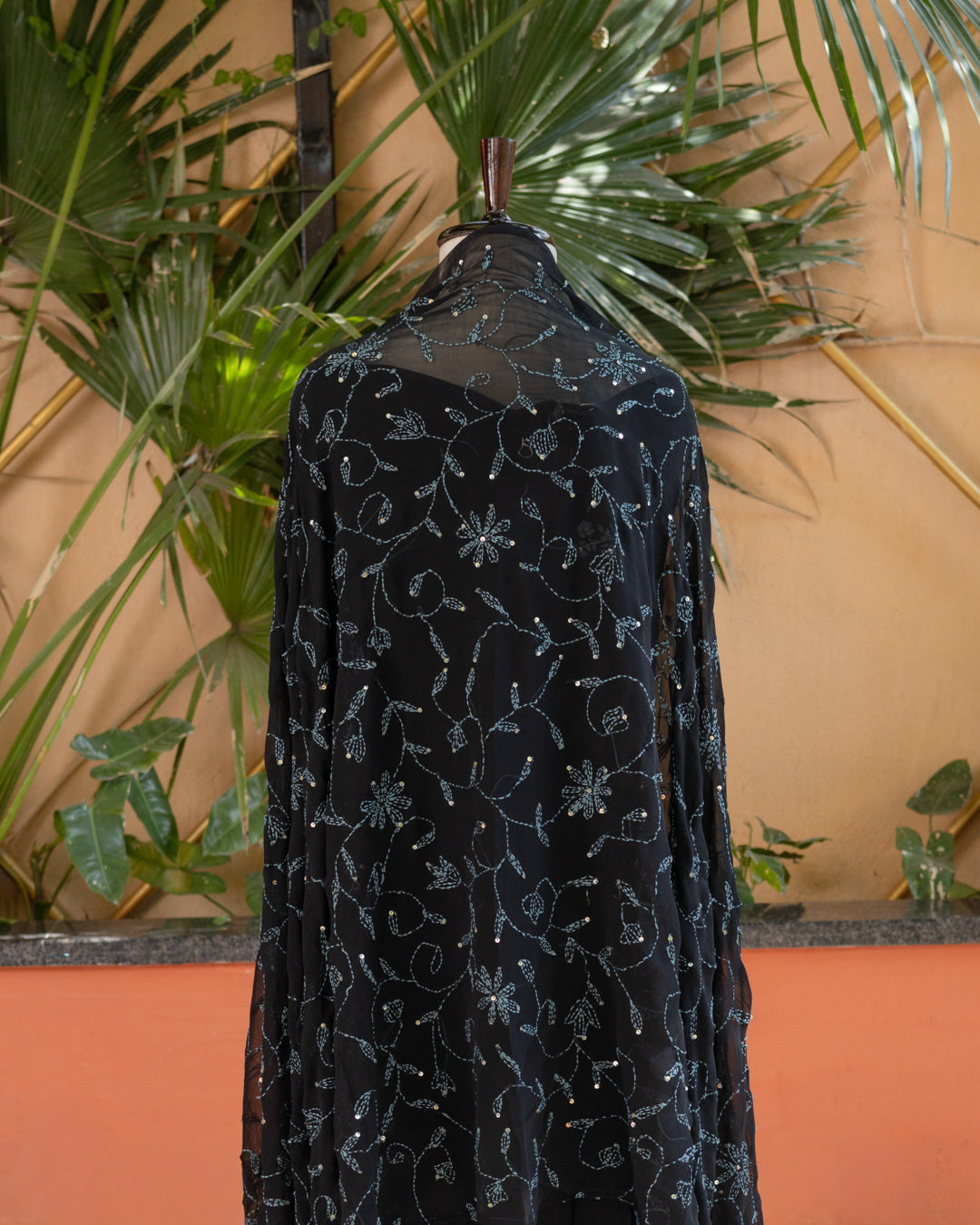 Black Chikankari Suit