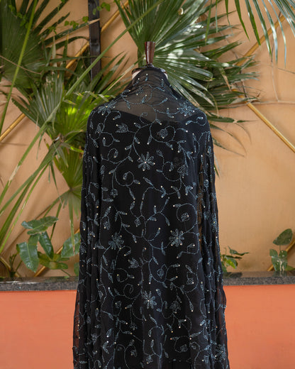 Black Chikankari Suit