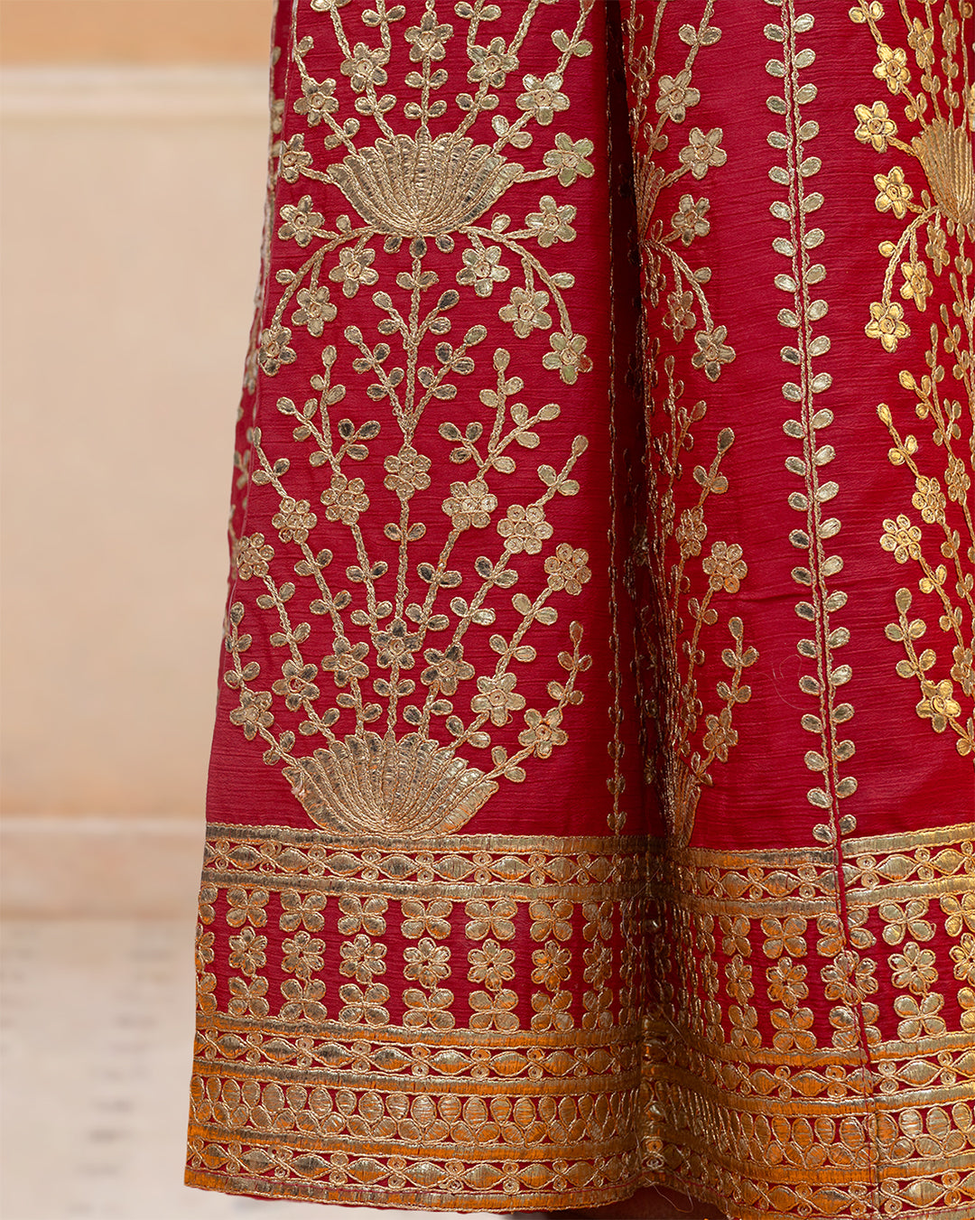 Chinon Silk Sharara Suit Set