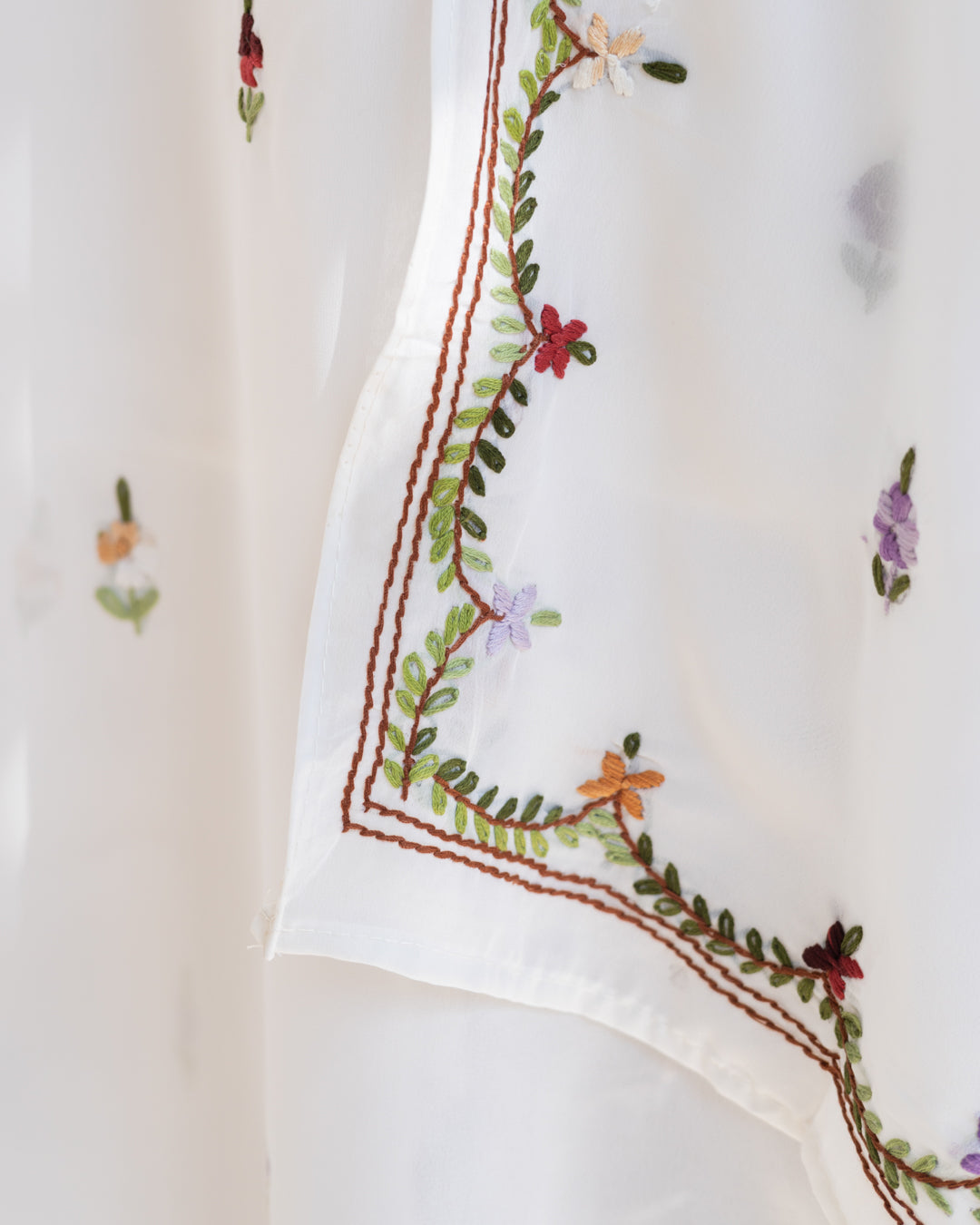 White Chikankari Suit