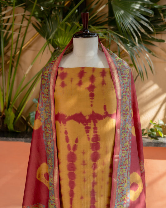Maheshwari Shibori Suit