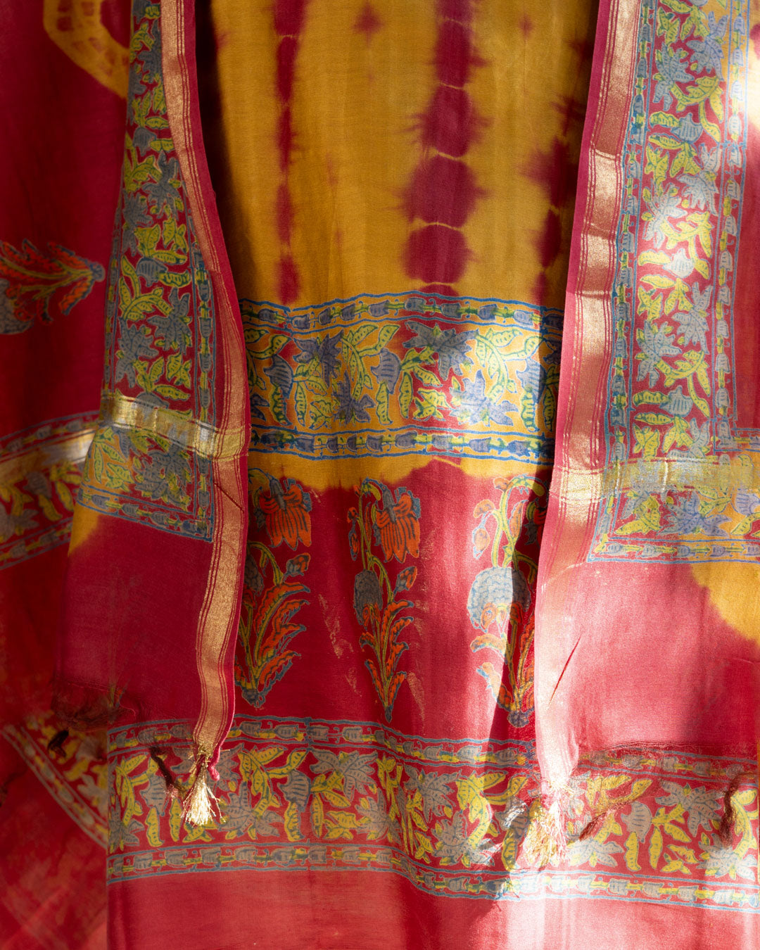 Maheshwari Shibori Suit