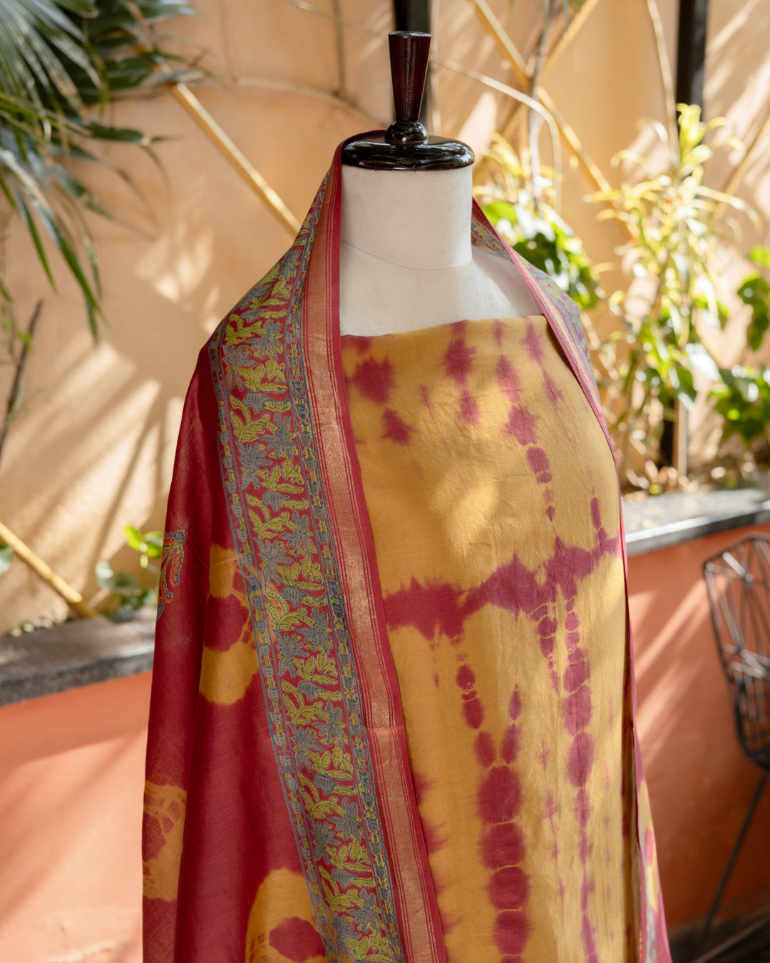 Maheshwari Shibori Suit