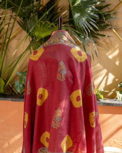 Maheshwari Shibori Suit