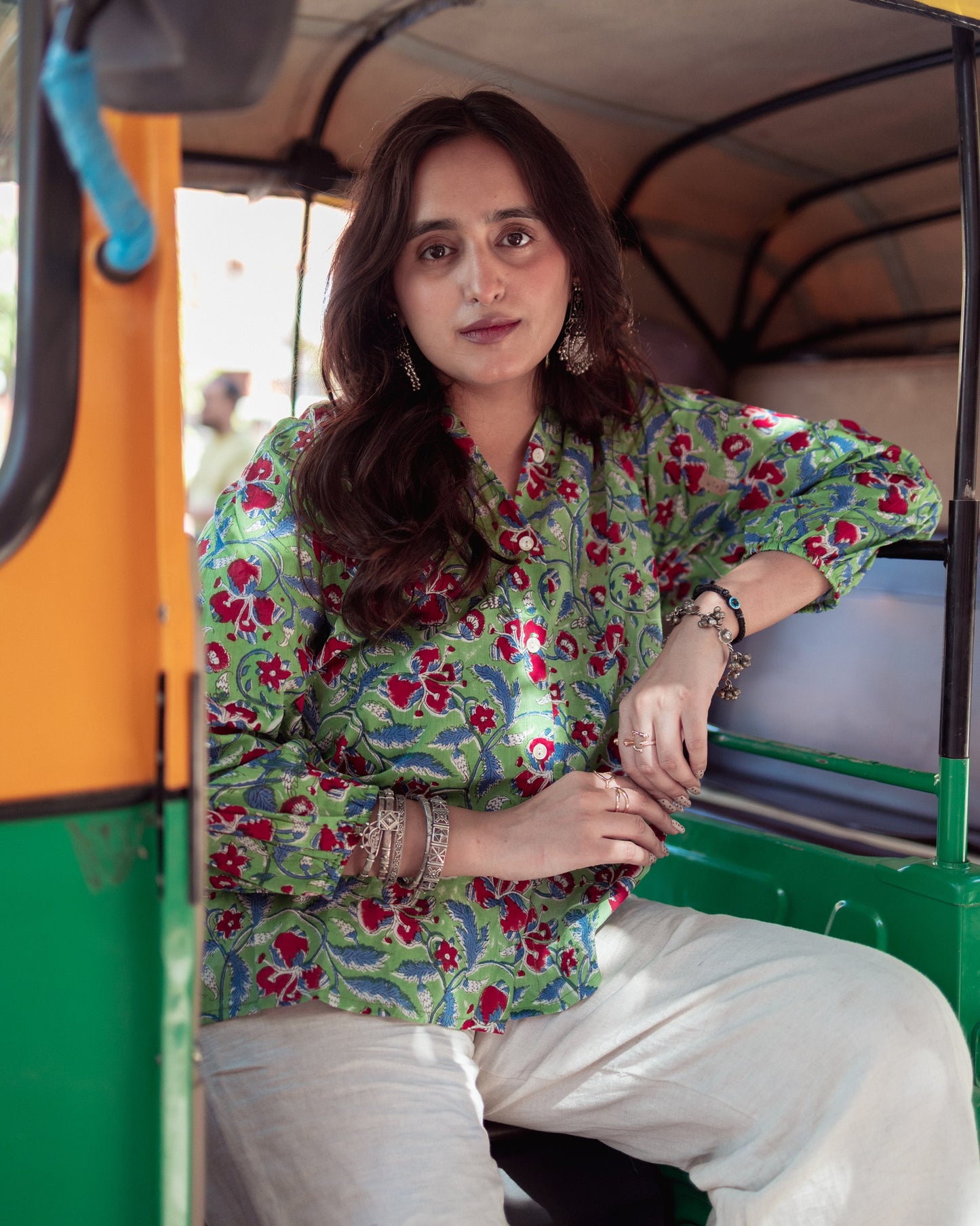 Cotton Handblock shirt-2