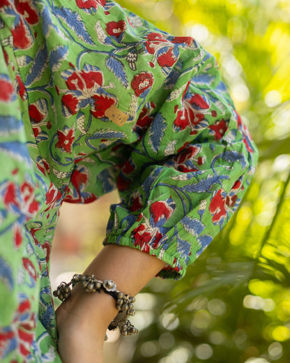 Cotton Handblock shirt-2