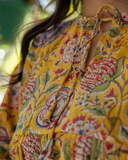 Cotton blockprint top-2