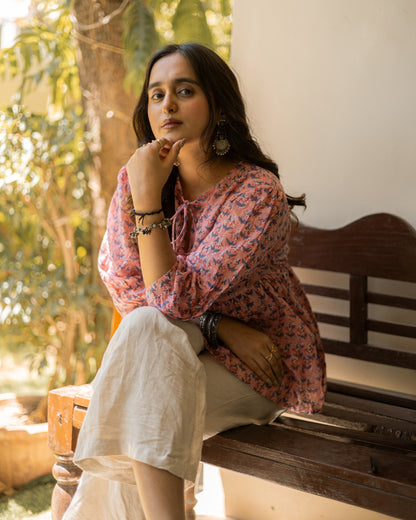 Cotton blockprint top-3