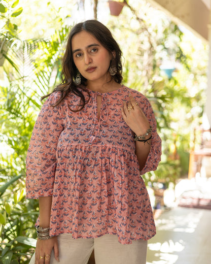 Cotton blockprint top-3