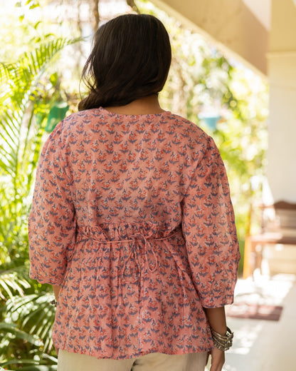 Cotton blockprint top-3