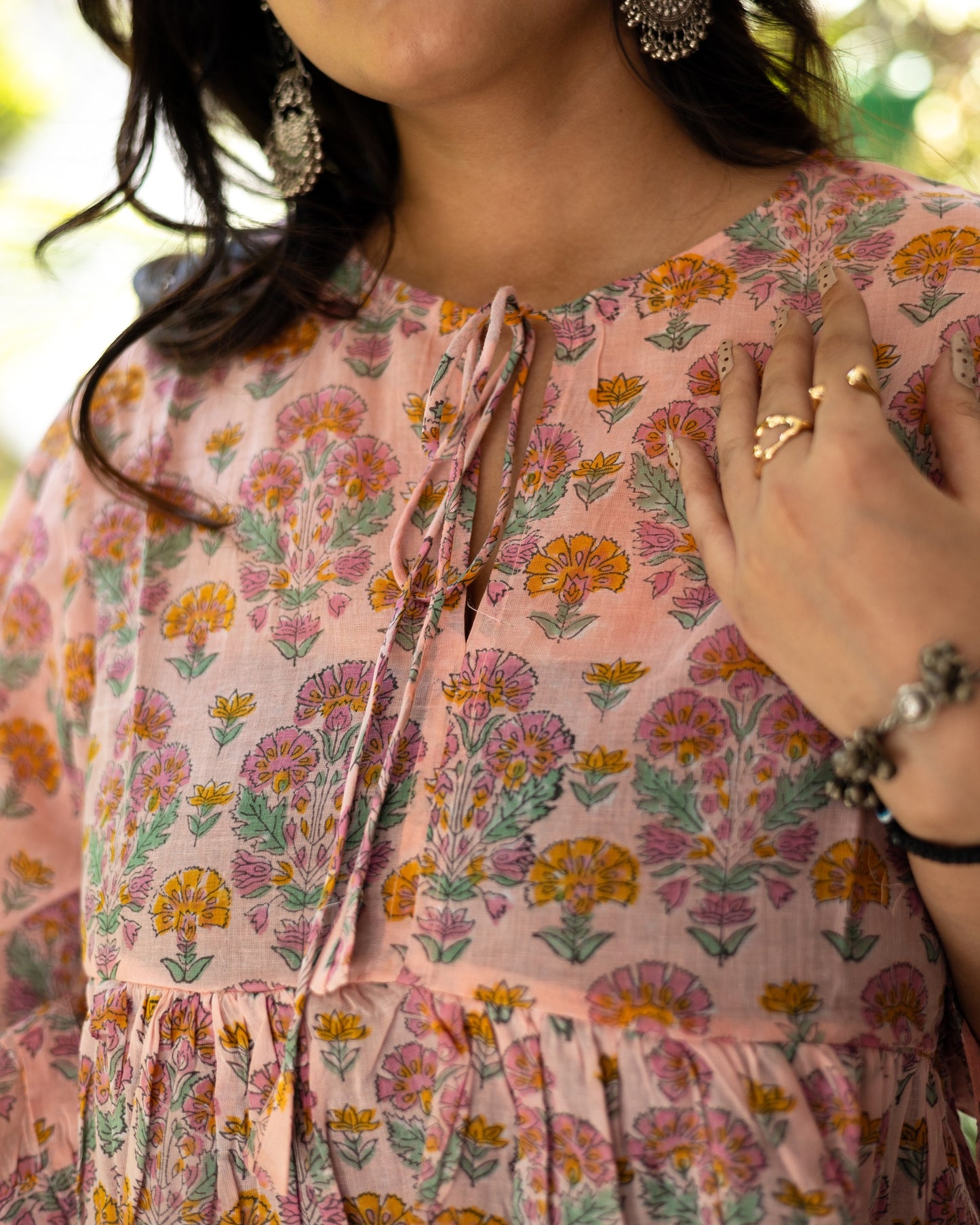 Cotton blockprint top-1