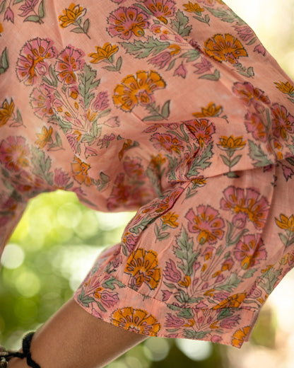 Cotton blockprint top-1