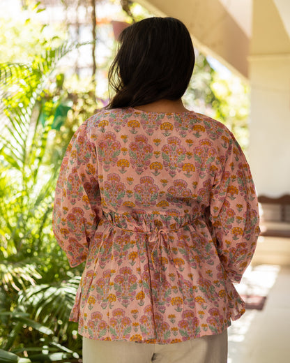Cotton blockprint top-1