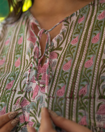 Cotton blockprint top-4